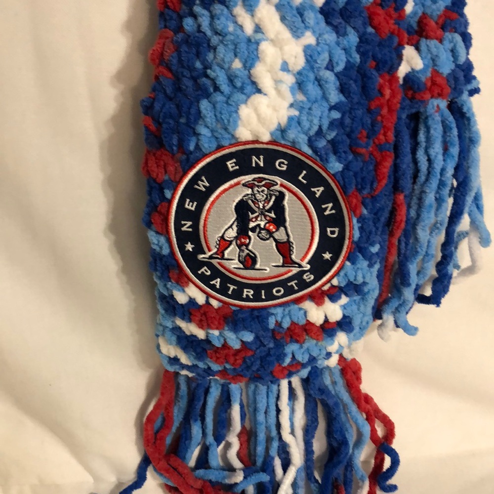 Hand Made New England Patriots Scarf